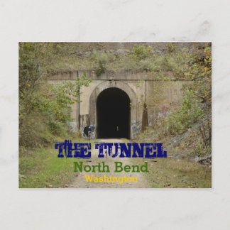 The Tunnel North Bend Washington Postcard