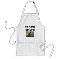 THE TURKEY GOT AWAY! Thanksgiving apron