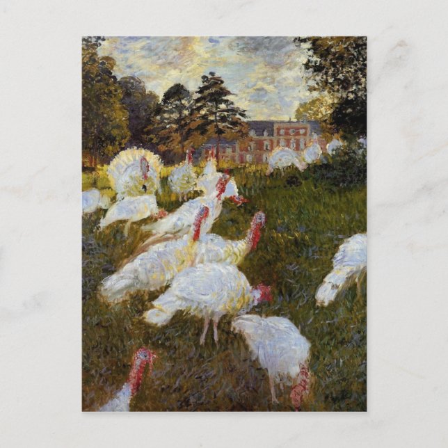 The Turkeys by Claude Monet Postcard (Front)