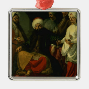 The Turkish Ambassador and his Entourage at the Co Metal Ornament