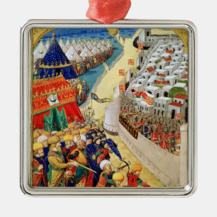 The Turkish forces preparing for battle Metal Ornament