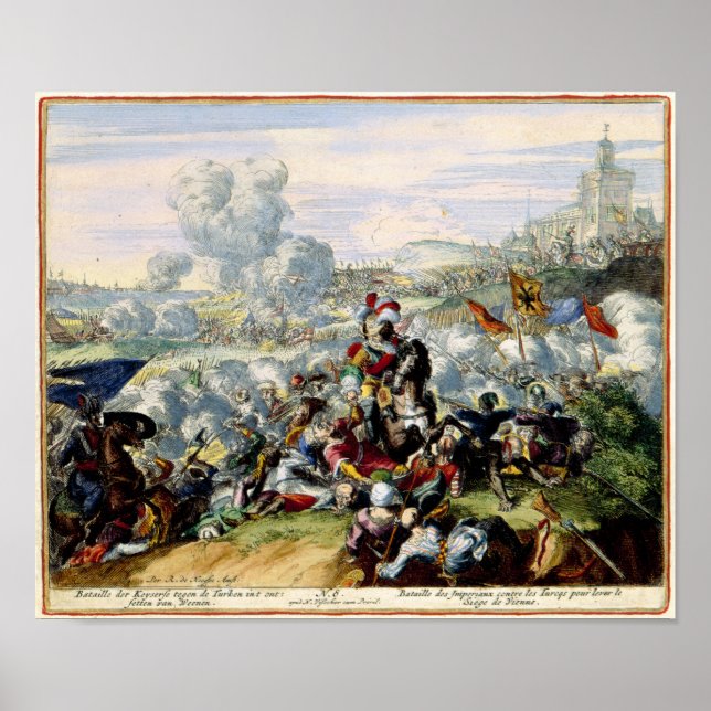 The Turkish Siege of Vienna 1683 Poster (Front)
