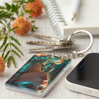 the turqoise keychain