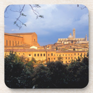 The Tuscan village of Sienna, Italy. Coaster