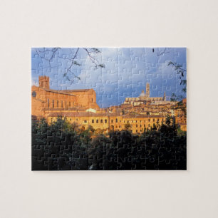 The Tuscan village of Sienna, Italy. Jigsaw Puzzle