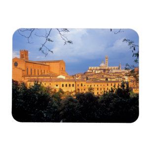 The Tuscan village of Sienna, Italy. Magnet