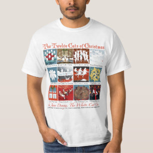 The Twelve Cats of Christmas... Holiday T-Shirt