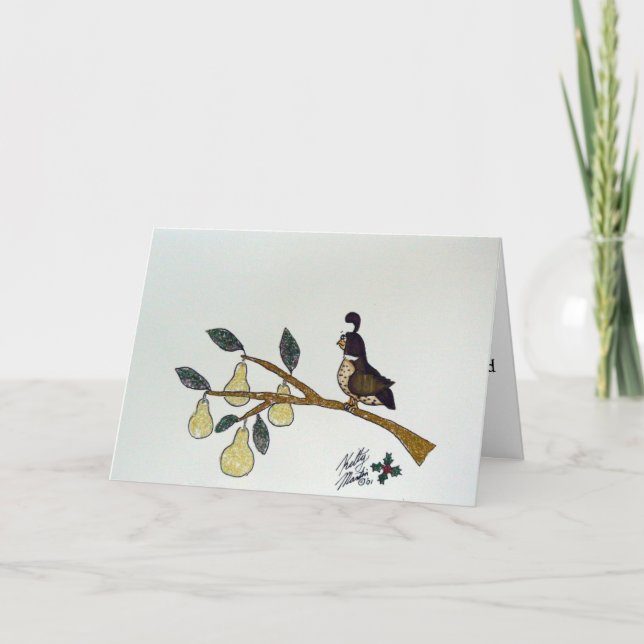 The Twelve Days of Christmas Holiday Card (Front)