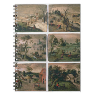 The Twelve Months of the Year: January, February, Notebook