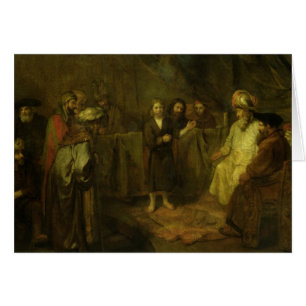 The Twelve Year Old Jesus in front of the