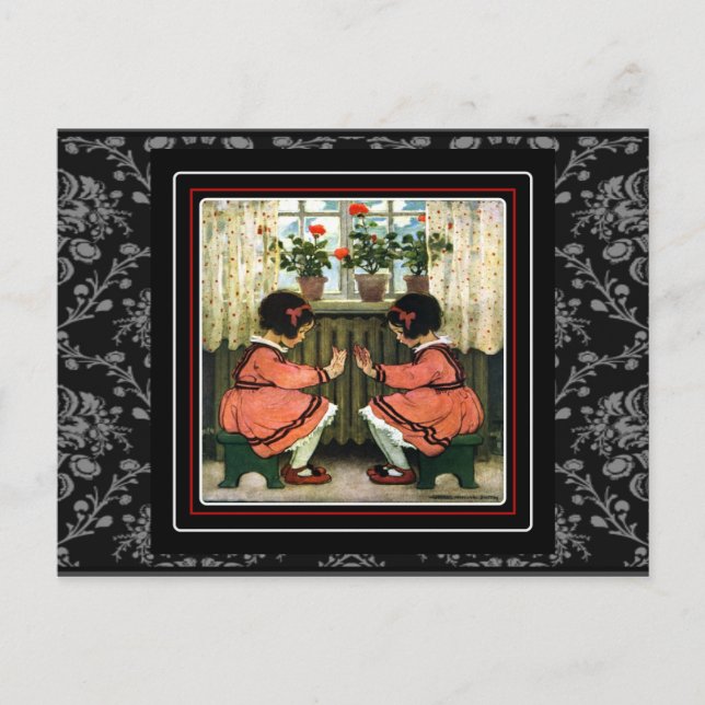 The Twins ~ Jessie Wilcox Smith Postcard (Front)