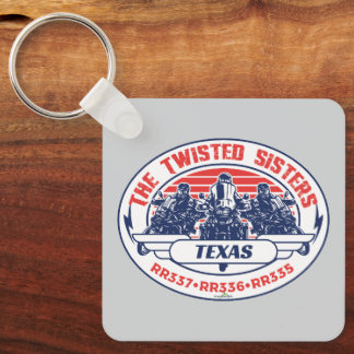 The Twisted Sisters Texas USA Motorcycle 01 Keychain