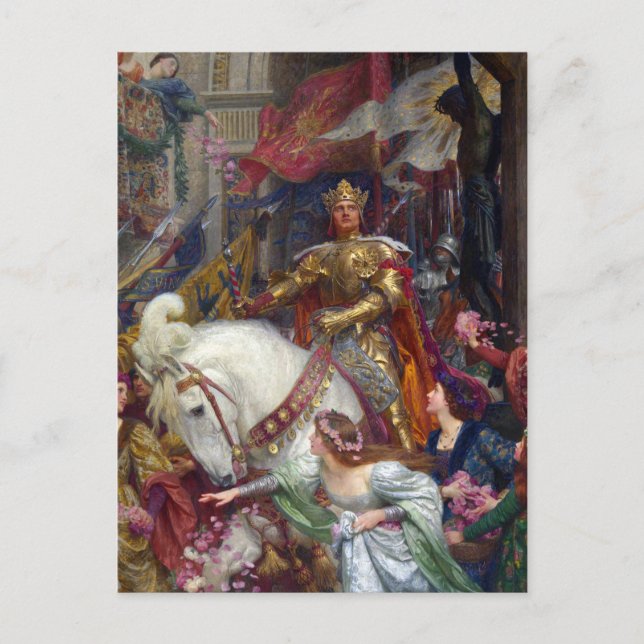 The Two Crowns c. 1900 by Sir Frank Dicksee Postcard (Front)