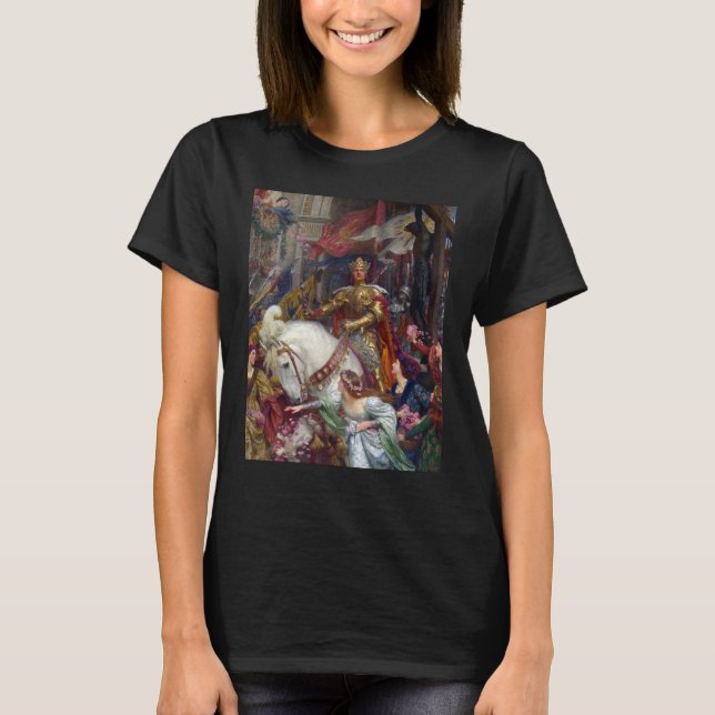 The Two Crowns c. 1900 by Sir Frank Dicksee T-Shirt (Front)
