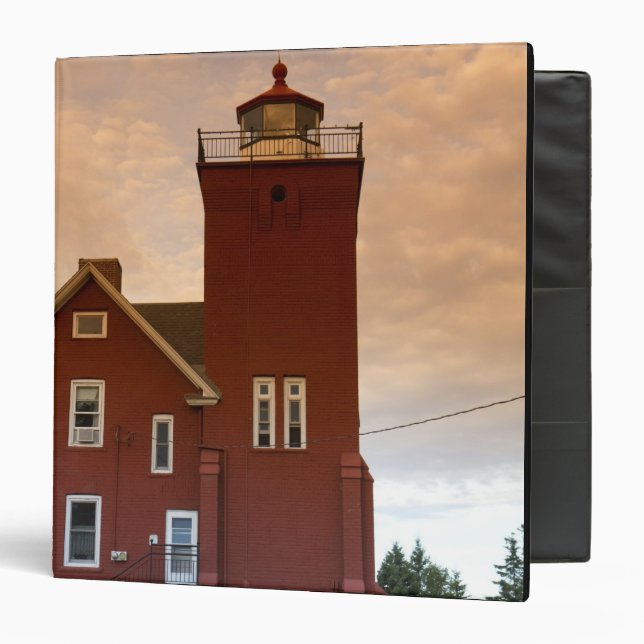 The Two Harbours Lighthouse overlooking Agate Bay Binder (Front/Inside)
