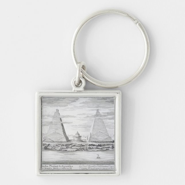 The Two Pyramids of Moeris, King of Egypt and his Keychain (Front)