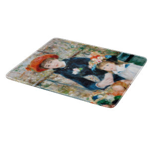 The Two Sisters, On the Terrace Auguste  Renoir    Cutting Board