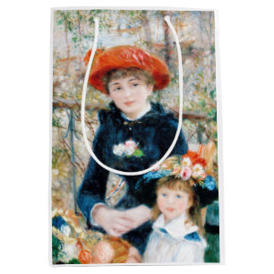 The Two Sisters, On the Terrace Auguste  Renoir    Medium Gift Bag