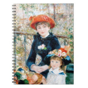 The Two Sisters, On the Terrace Auguste  Renoir    Notebook