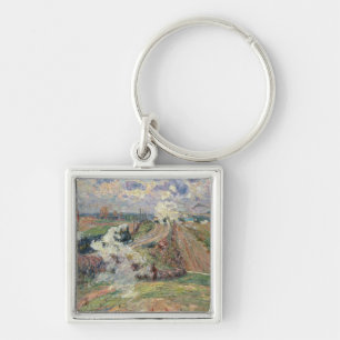 The Two Trains Keychain