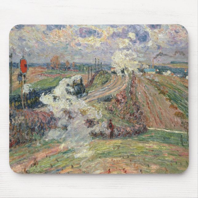 The Two Trains Mouse Pad (Front)