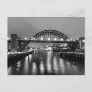 The Tyne Bridge at Night Postcard