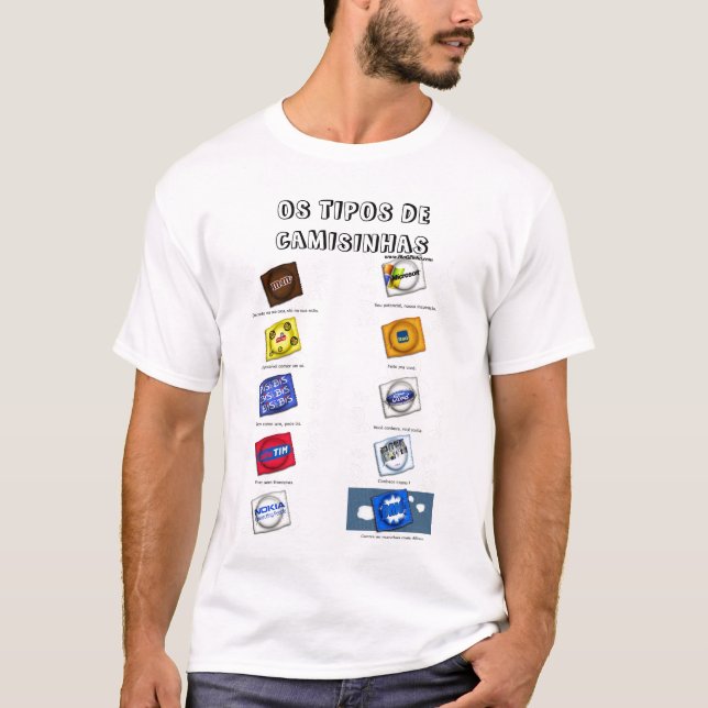 The types of condoms T-Shirt (Front)