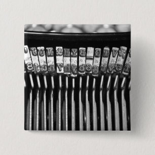 the typewriter 2 inch square button