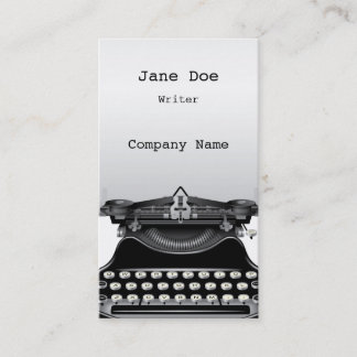 The Typewriter Business Card