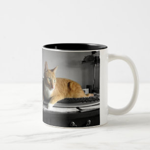 The Typist Two-Tone Coffee Mug