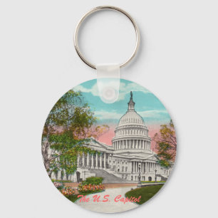 The U.S. Capitol Vintage Keychain