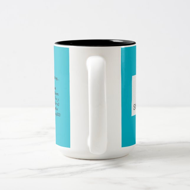 The Ugly Shaders Two-Tone Coffee Mug (Handle)