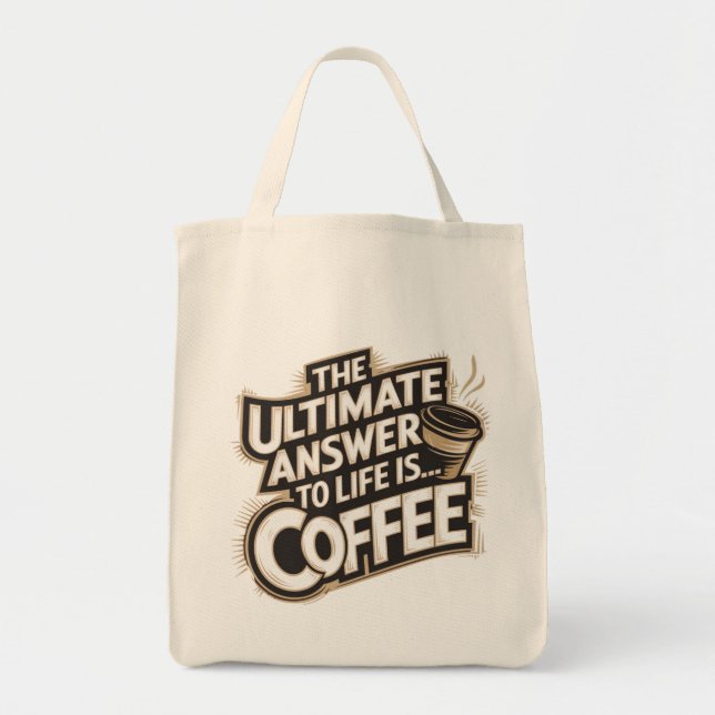 The Ultimate Answer Is... Coffee Tote Bag (Front)