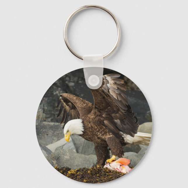 The Ultimate Bald Eagle Keychain (Front)