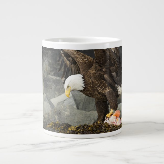 The Ultimate Bald Eagle Large Coffee Mug (Front)