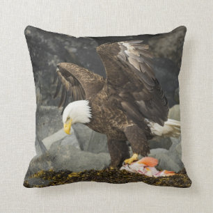 The Ultimate Bald Eagle Throw Pillow