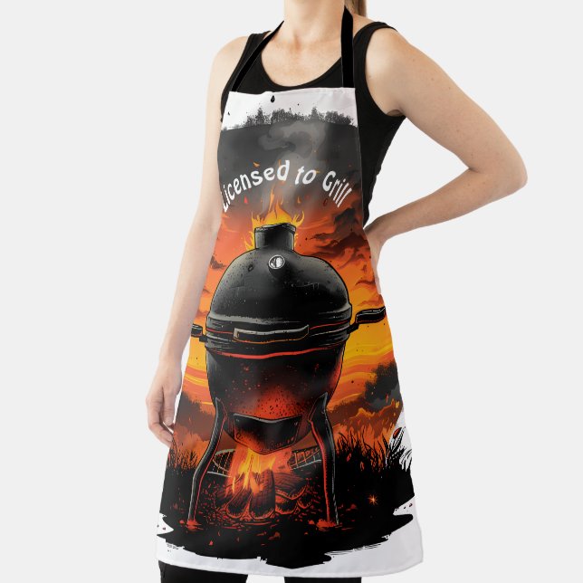 The Ultimate Barbecue Apron for  Grill Warriors (Insitu)