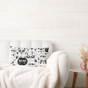 The Ultimate Cat Lover - Cozy Cat pet Lumbar Pillow