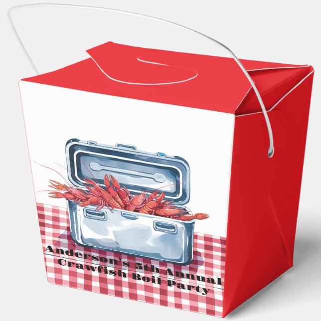 The Ultimate Crawfish Boil: A Southern Tradition  Favor Box (Back)