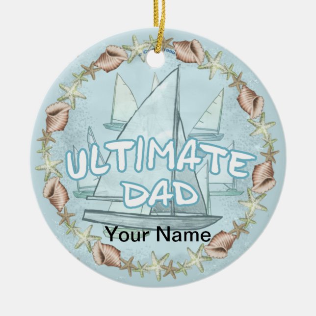 The Ultimate Dad ornament  (Front)