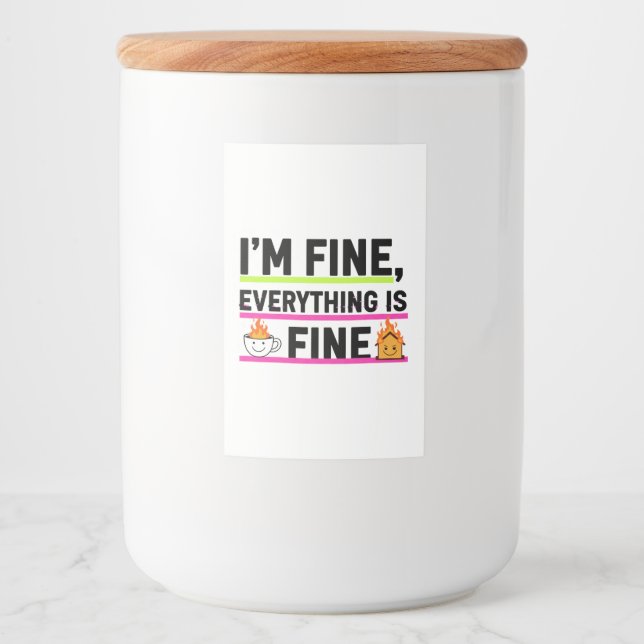 The Ultimate "I'm Fine" Labels (Front)