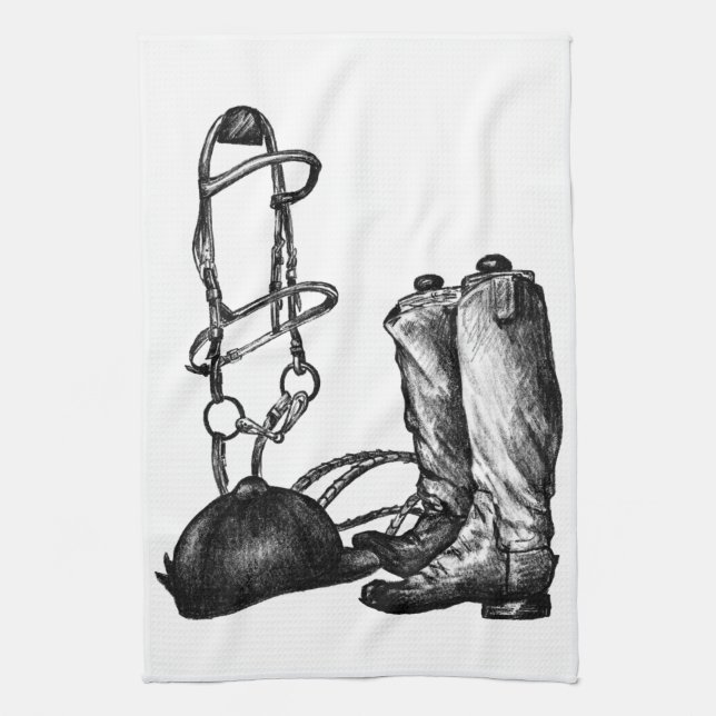 The Ultimate Kitchen towel for Horse People (Vertical)
