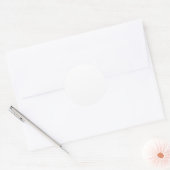 The Ultimate Obsession for Crafters Classic Round Sticker (Envelope)