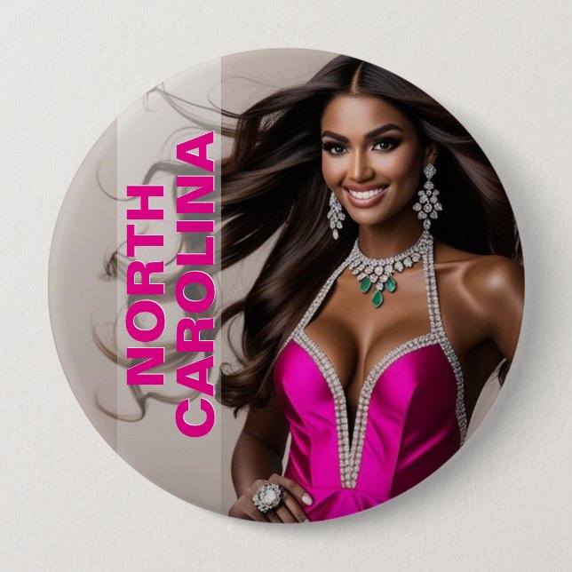 The Ultimate Pageant Button Pin (Front)