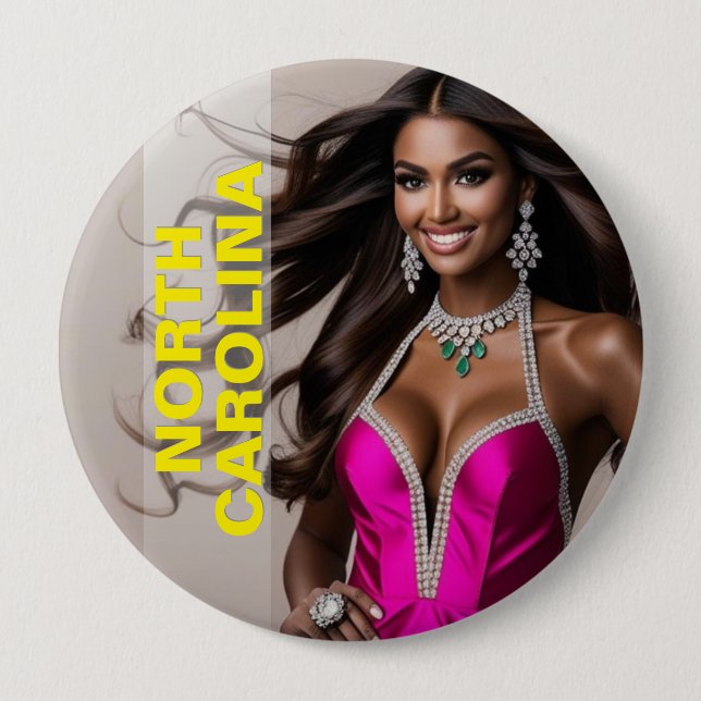 The Ultimate Pageant Button Pin (Front)