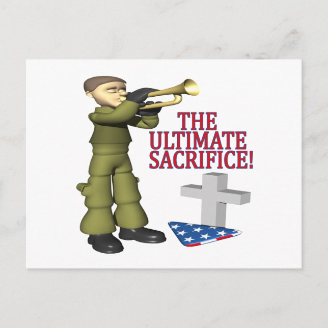 The Ultimate Sacrifice Postcard (Front)