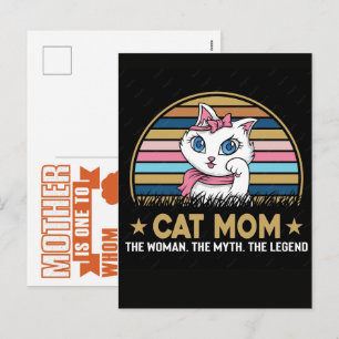 The Ultimate Summer 2026 Cat Mom  Holiday Postcard