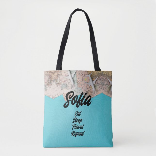 The Ultimate Traveller Wanderlust Vacation Carry-O Tote Bag (Front)