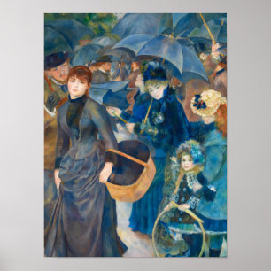 The Umbrellas, 1881-1886 by Pierre-Auguste Renoir Poster