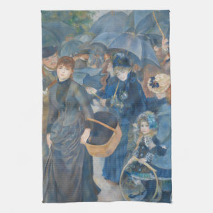 The Umbrellas by Pierre-Auguste Renoir (1881-86) Kitchen Towel